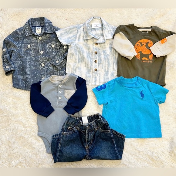 Baby Boy Clothes Lot Size 3 Months Carters Ralph Lauren Carhartt Fall/Winter - Picture 3 of 14